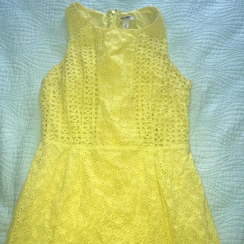 neon yellow summer short sleeveless dress